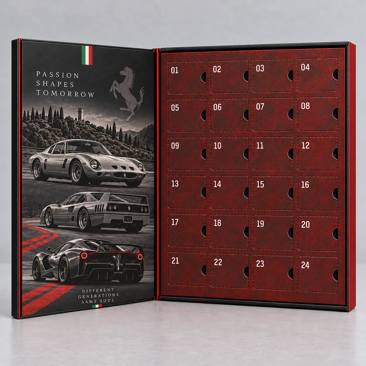 Ferrari Advent Calendar — 02 interior