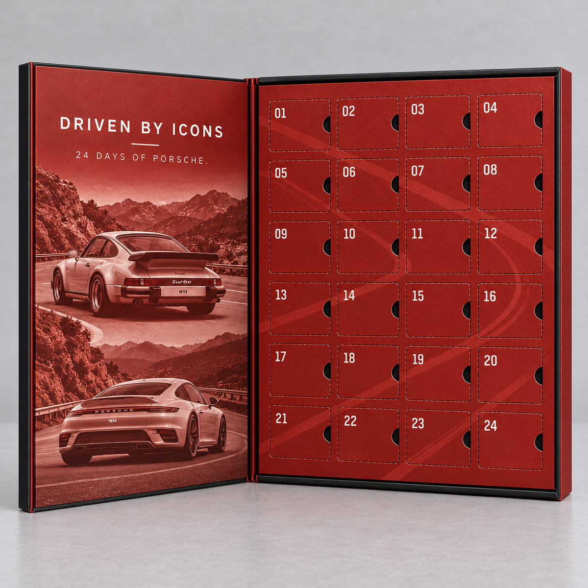 Porsche Advent Calendar — 02 open calendar v1